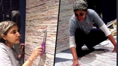 How recycled paper can be used to create beautiful products