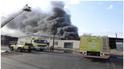 സൗദി അറേബ്യയിലെ ഫര്ണിച്ചര് ഗോഡൗണില് വന് തീപ്പിടുത്തം