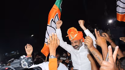 TRS on pole, but BJP celebrates in Hyderabad