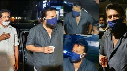 ഒമ്പത് മാസങ്ങൾക്ക് ശേഷം പൊതുയിടത്തേക്ക്; സുലൈമാനി കുടിച്ച് കുശലാന്വേഷണവുമായി മമ്മൂട്ടി, വീഡിയോ