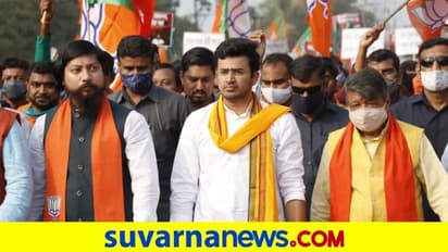 Karauli Violence ಕರೌಲಿ ಪ್ರವೇಶಿಸಲು ಯತ್ನಿಸಿದ ಸಂಸದ ತೇಜಸ್ವಿ ಸೂರ್ಯ ರಾಜಸ್ಥಾನ ಪೊಲೀಸ್ ವಶಕ್ಕೆ!