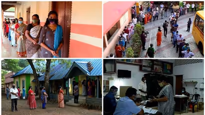 കൊവിഡ് ഭീഷണിയിലും ആവേശത്തോടെ സമ്മതിദാനം; ആദ്യ മണിക്കൂറുകളിൽ മികച്ച പോളിങ്, കുറവ് തിരുവനന്തപുരത്ത്