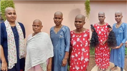 കാന്സര് രോഗികള്ക്കായി മുടി ദാനം ചെയ്ത് ഒരു കുടുംബത്തിലെ ഏഴ് സ്ത്രീകള്