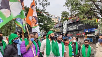 ಬೀದಿಗಿಳಿದ ನಲಪಾಡ್ ಹ್ಯಾರಿಸ್ : ಪ್ರತಿಭಟನೆಯಲ್ಲಿ ಹ್ಯಾರಿಸ್ ಪುತ್ರ