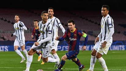 রোনাল্ডোর জোড়া গোল, ঘরের মাঠে মেসির বার্সাকে ৩-০ গোলে উড়িয়ে দিল জুভেন্টাস