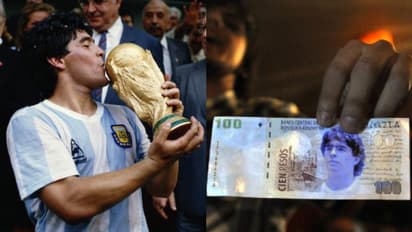 আর্জেন্টিনার টাকায় মারাদোনার ছবি, ফুটবল কিংবদন্তীকে অনন্য সম্মান