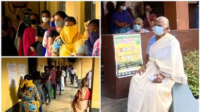 രണ്ടാം ഘട്ടത്തിലും ആവേശം; ആദ്യ മണിക്കൂറുകളിൽ മികച്ച പോളിങ്, ബൂത്തുകൾക്ക് മുന്നിൽ നീണ്ടനിര