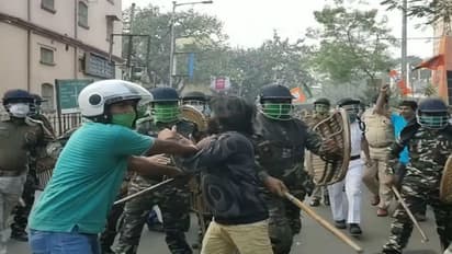 নাড্ডার কনভয়ে 'হামলা', বিজেপির প্রতিবাদে ধুন্ধুমার কাণ্ড হাওড়ায়