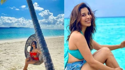 നീലക്കടലിനരികില്‍ നീല ബിക്കിനി ധരിച്ച് താരം; ചിത്രങ്ങള്‍ വൈറല്‍