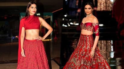 Deepika Padukone to Sonam Kapoor: 5 red lehenga looks inspired by divas for Navratri 2021
