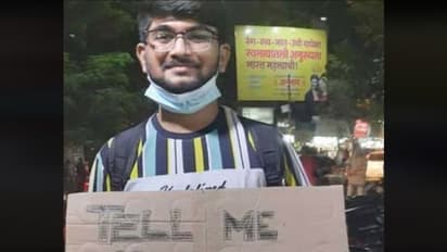 Standing on road, 22-year-old asks people to narrate their stories