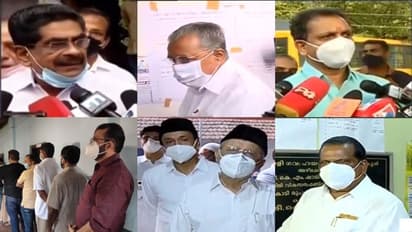 മൂന്നാം ഘട്ടത്തിൽ വിഐപി വോട്ടുകൾ നിരവധി; സ്വന്തം ബൂത്തിൽ ആദ്യവോട്ടറായി ജയരാജനും ഹൈദരലി തങ്ങളും