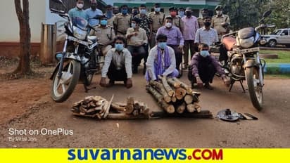 5 ಲಕ್ಷ ಮೌಲ್ಯದ ಶ್ರೀಗಂಧ ವಶ : ಅರೆಸ್ಟ್