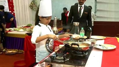 వంటల చిచ్చర పిడుగు.. 58 నిమిషాల్లో46 వంటకాలతో వరల్డ్ రికార్డ్