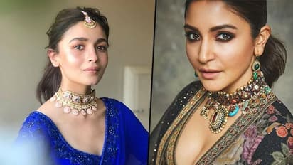 Anushka Sharma to Alia Bhatt: Actresses who looked stunning in ethnic choker neckpieces
