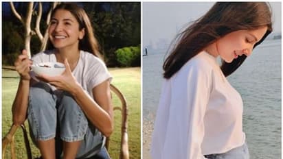 'ഇപ്പോള്‍ എനിക്ക് ഇങ്ങനെ ഇരിക്കാന്‍ ആവില്ല, പക്ഷേ ഭക്ഷണം കഴിക്കാം'; അനുഷ്‌ക പറയുന്നു