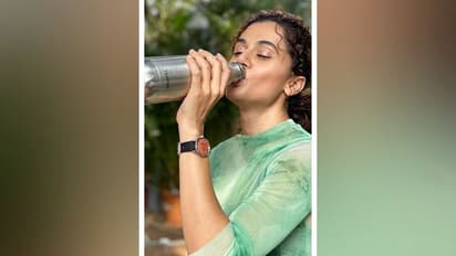 Looop Lapeta team starring Taapsee Pannu goes plastic-free on sets, opts for steel bottles