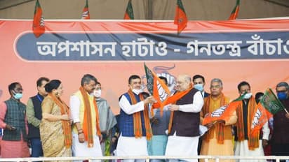 After Suvendu Adhikari joins BJP; party removes Narada sting operation video
