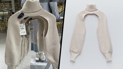 Zara's 'Knit Arm Warmers' is a fashion statement or a bizarre winter wear?