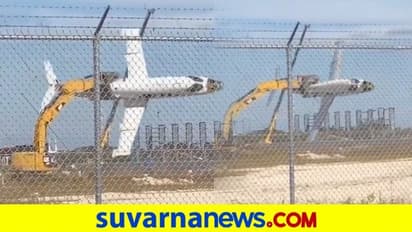 ಕ್ರೇನ್‌ನಿಂದ ವಿಮಾನ ಹಾರಿಸಿ  ಆನಂದಿಸಿದ ಫ್ಲೊರಿಡಾ ವ್ಯಕ್ತಿ