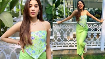 സ്കാര്ഫ് ടോപ്പില് സ്റ്റൈലിഷ് ലുക്കില് ജാന്വി കപൂര്