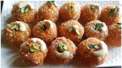 കാരറ്റും തേങ്ങയും കൊണ്ട് കിടിലൊരു ലഡു ഉണ്ടാക്കിയാലോ...