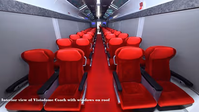Railways gives sneak peak into new 180 kmph vistadome tourist coach