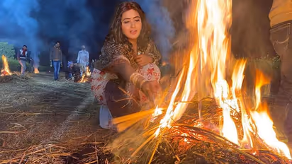 खेसारी की एक्ट्रेस से बर्दाश्त नहीं हुई यूपी की ठंड तो सेट पर ही जलाई आग, एक ने दे दी ये नसीहत