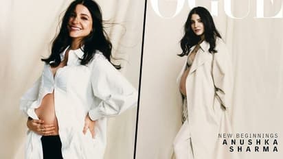 Anushka Sharma flaunts bare baby bump in a stunning cover of Vogue