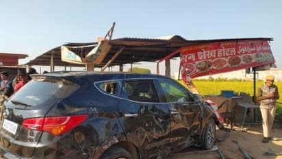 హైదరాబాద్ శివారులో ఘోర రోడ్డు ప్రమాదం... ముగ్గురు దుర్మరణం