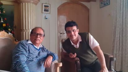 CPI(M) leader Ashok Bhattacharya visits Sourav Ganguly's house