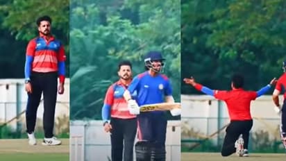 തിരിച്ചുവരവിലും 'മാറ്റൊട്ടും കുറയാതെ  മാറ്റങ്ങളില്ലാതെ' ശ്രീശാന്ത്; വീഡിയോ