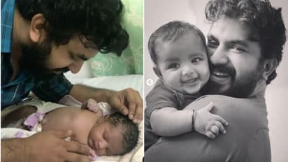 ‘അച്ഛന്റെ വിരൽതുമ്പ് പിടിച്ച് പാട്ട് കേട്ടങ്ങനെ‘; മകനെ പാടി ഉറക്കി കൈലാസ് മേനോൻ, ക്യൂട്ട് വീഡിയോ വൈറൽ