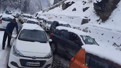 Over 300 tourists stranded near Atal Tunnel after snowfall rescued by Himachal Pradesh Police