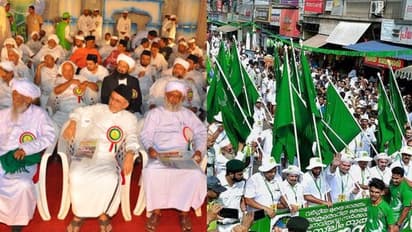 സമസ്ത-ലീഗ് നേതൃത്വങ്ങള് തമ്മില് സമവായ ചര്ച്ച തുടങ്ങി; സമസ്ത നേതാക്കള് പാണക്കാട് എത്തി