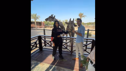 Yuzvendra Chahal's wife Dhanashree Verma shares fresh video of wildlife safari during Dubai honeymoon