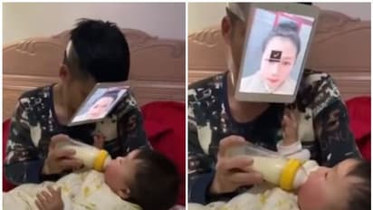 കുഞ്ഞ് പാൽ കുടിക്കാൻ മടി കാണിച്ചപ്പോൾ യുവാവ് ചെയ്തത്; വീഡിയോ കാണാം