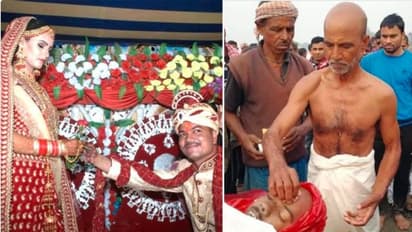 बूढ़े पिता ने कांपते हाथों से जलाई शहीद बेटे की चिता, 6 महीने पहले इसी बापू ने बनाया था उसे दूल्हा