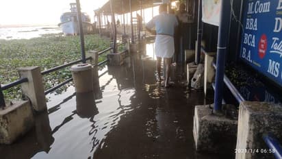 വേലിയേറ്റത്തെ തുടർന്ന് തീരമേഖലയിലെ കുടുംബങ്ങൾ കടുത്ത ജീവിതദുരിതത്തിൽ