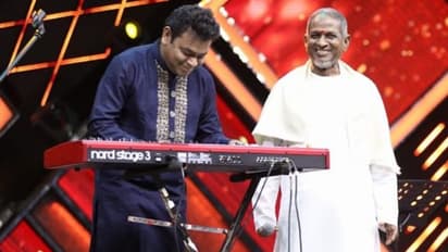 இலக்கு தமிழ்நாடு தான்..! ஏர்போட்டில் இருந்து இளையராஜாவுடன் ஏ.ஆர்.ரகுமான் வெளியிட்ட வீடியோ வைரல்!