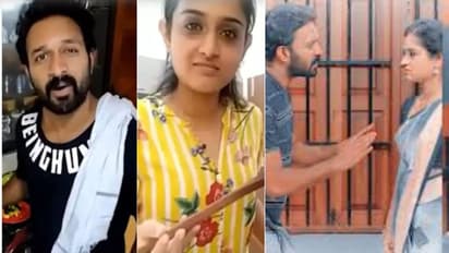 ഓണ് സ്ക്രീന് പോലെതന്നെ ഓഫ് സ്ക്രീനിലും! പ്രേക്ഷകരെ കൈയ്യിലെടുത്ത് 'ശിവനും' 'അഞ്ജലിയും'