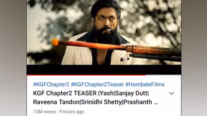KGF Chapter2 teaser shatters records, Yash beats Thalapathy Vijay and Junior NTR on YouTube