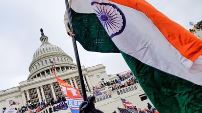 Vincent Xavier: The man who waved Tricolour at Capitol Hill siege