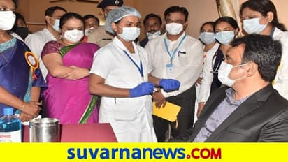 ಸ್ವತಃ ಕೋವಿಡ್ ಲಸಿಕೆ ತಾಲೀಮಿಗೆ ಒಳಗಾದ ಡಿಸಿಎಂ ಅಶ್ವತ್ಥ್ ನಾರಾಯಣ