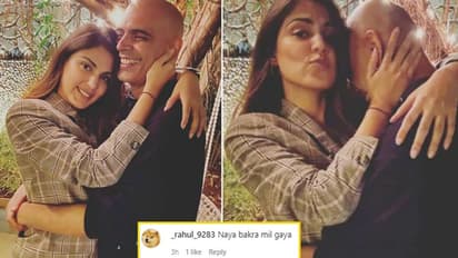 ಮಾಧ್ಯಮಗಳಿಂದ ದೂರವೇ ಇದ್ದ ರಿಯಾ ತಬ್ಬಿಕೊಂಡೆ ಕಾಣಿಸಿಕೊಂಡ್ರು.. ಯಾರೀತ?