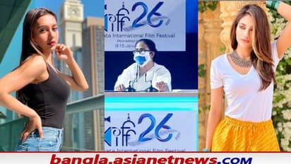 শেষমুহূর্তে KIFF-এর উদ্বোধনে যোগ নুসরতের, মিমি থাকলেন দুবাই-এর ভ্রমণে