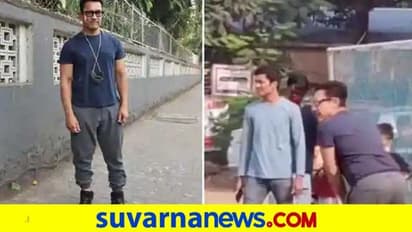 ಗಲ್ಲಿ ಕ್ರಿಕೆಟ್ ಆಡಿದ ಆಮೀರ್ ಖಾನ್; ಎಲ್ಲಿ ನಿಮ್ ದುಬಾರಿ ಮಾಸ್ಕ್?