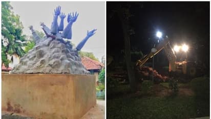 അധികാരികൾ വംശഹത്യാ സ്മാരകം തകർത്തു, ജാഫ്‌ന സർവകലാശാലയിൽ വൻ സംഘർഷാവസ്ഥ