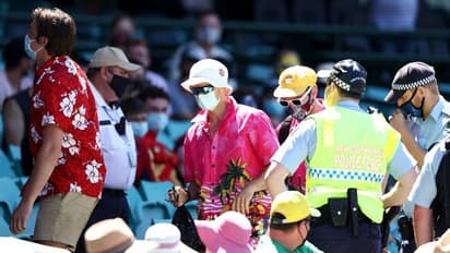 ಸಿರಾಜ್ ಮೇಲೆ ಮತ್ತೆ ಜನಾಂಗೀಯ ನಿಂದನೆ; 6 ಪ್ರೇಕ್ಷಕರ ಹೊರದಬ್ಬಿದ ಸಿಬ್ಬಂದಿ!