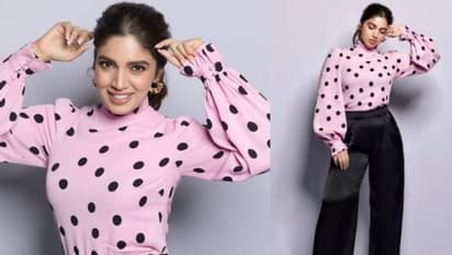 ഇപ്പോഴും ട്രെന്ഡിങ്ങായി 'പൊല്ക്ക ഡോട്സ്'; കിടിലന് ലുക്കില് ഭൂമി പട്നേക്കര്